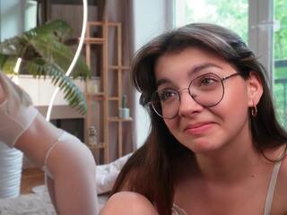 Erlina Compston &amp; Petra Greenhouse webcam flirt4free model stream image