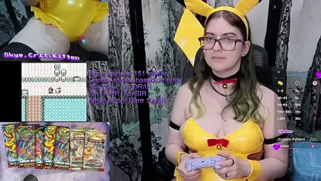 CritKitten webcam model stream image
