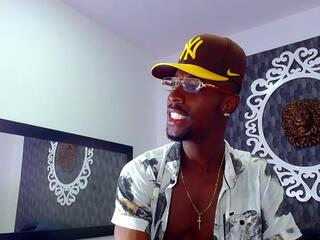 Aron Collins webcam model stream image