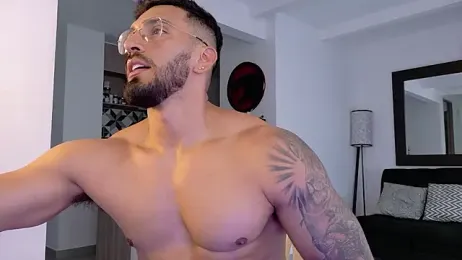 tony_muscle webcam model stream image
