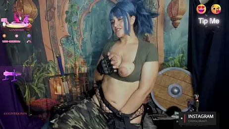 Cristina_blue webcam model stream image