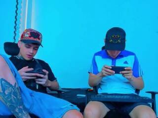 Maxx Williamm &amp; John Sally webcam model stream image