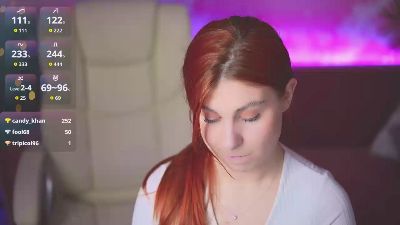 GingerPinky webcam cam4 model stream image