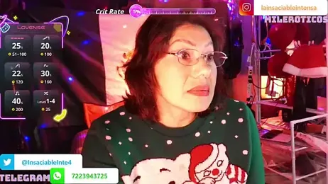 LaInsaciableIntensa webcam model stream image